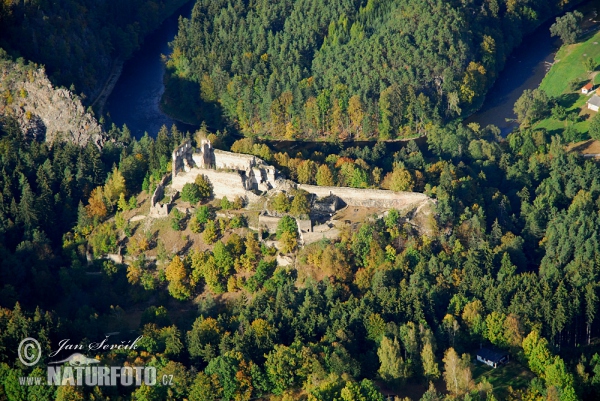 Burg Divci kamen (Air)